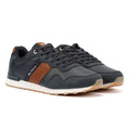 Ben Sherman Owen Retro Herrenblaue Turnschuhe
