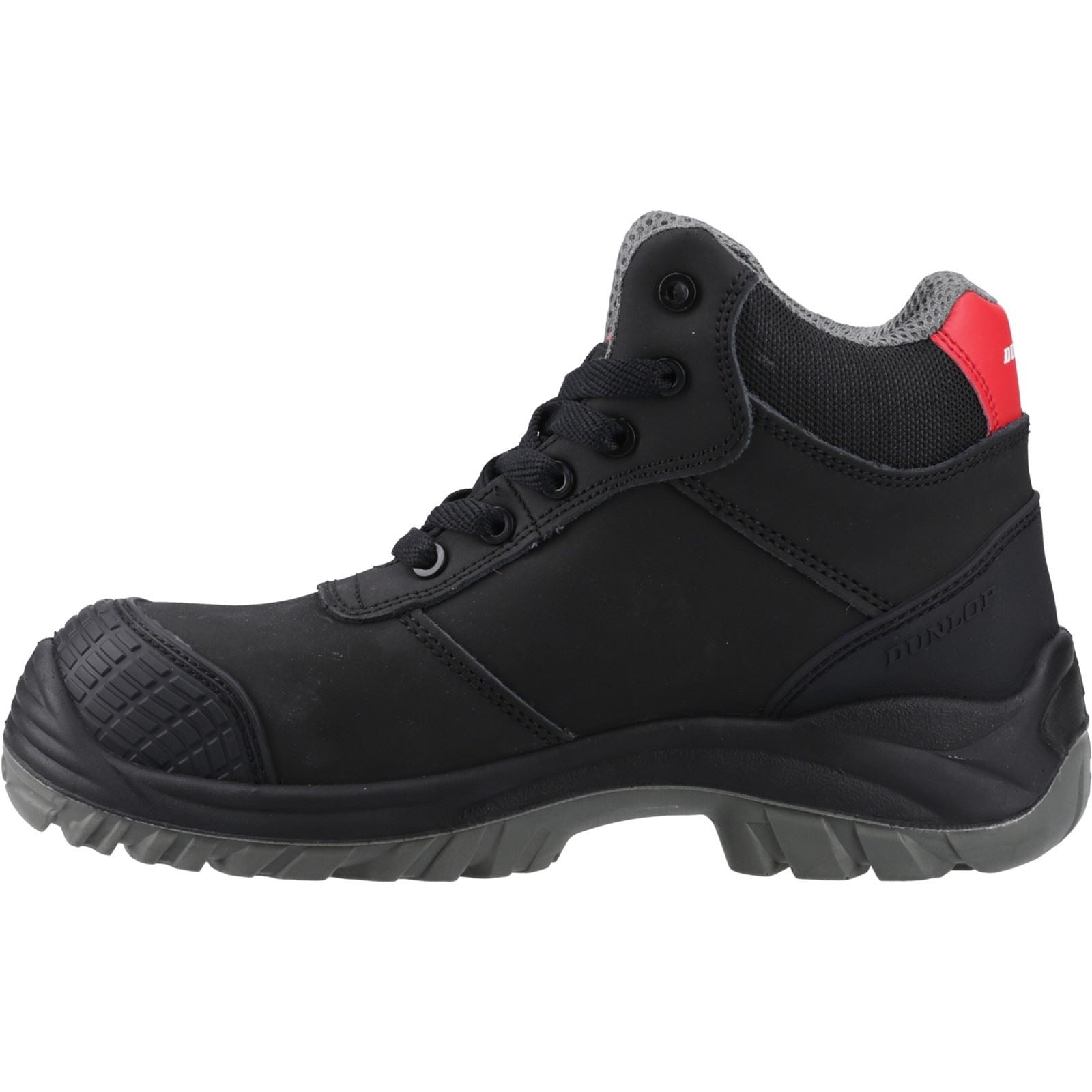 Dunlop First One Adv Titan Nubuk Herren Sicherheitsstiefel In Schwarz/Rot