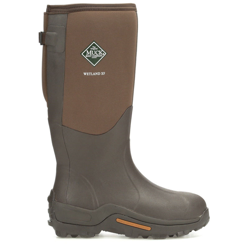 Muck Boots Wetland XF Gummi Braune Gummistiefel