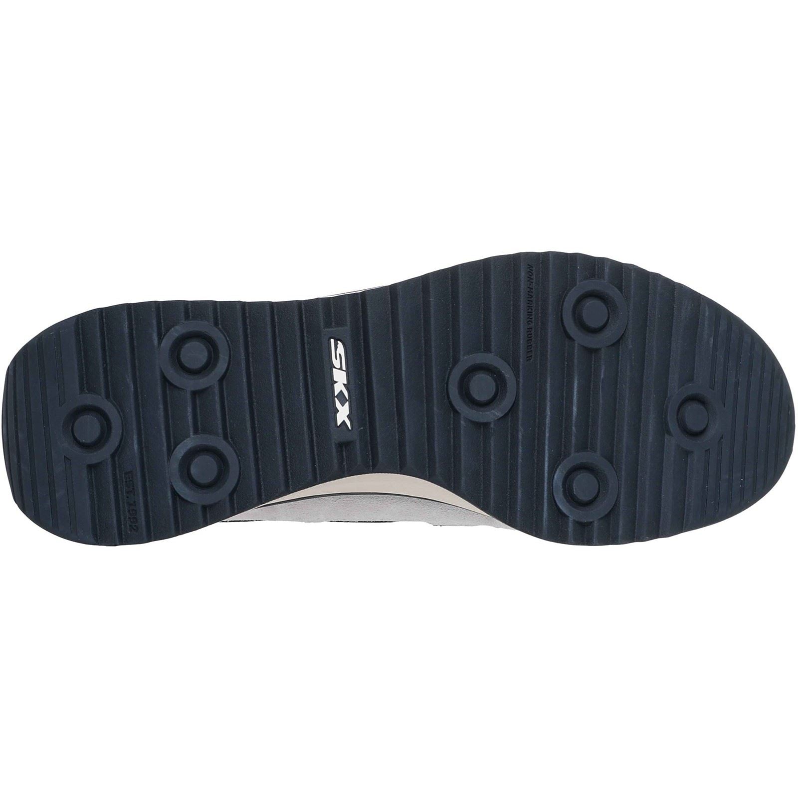 Skechers SKX 92 Spective Leder Herren Weiß/Schwarz Sneaker