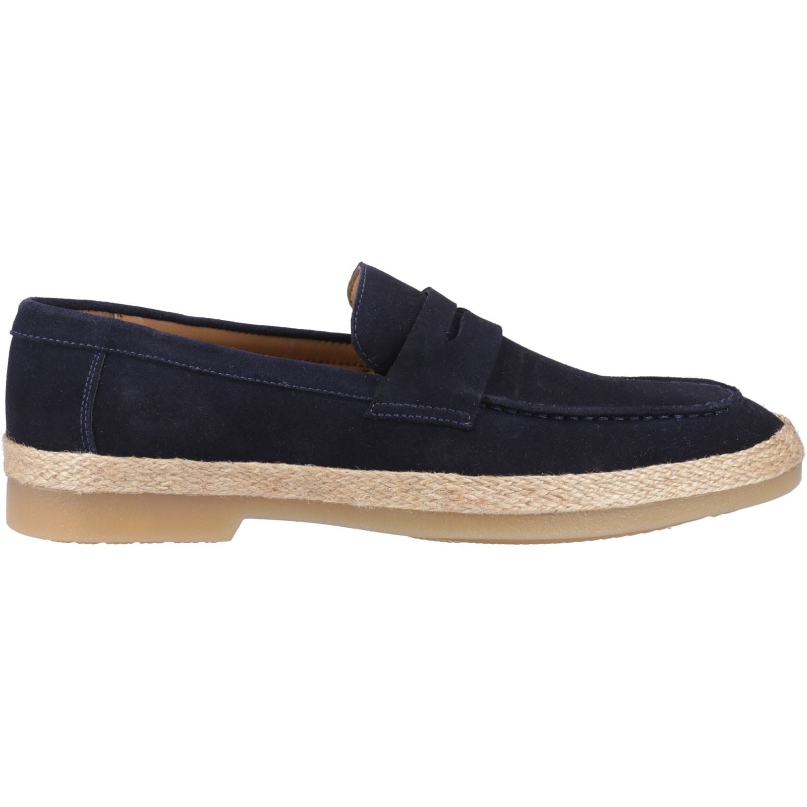 Hush Puppies Laurence Herren Wildleder Mokassins In Marineblau