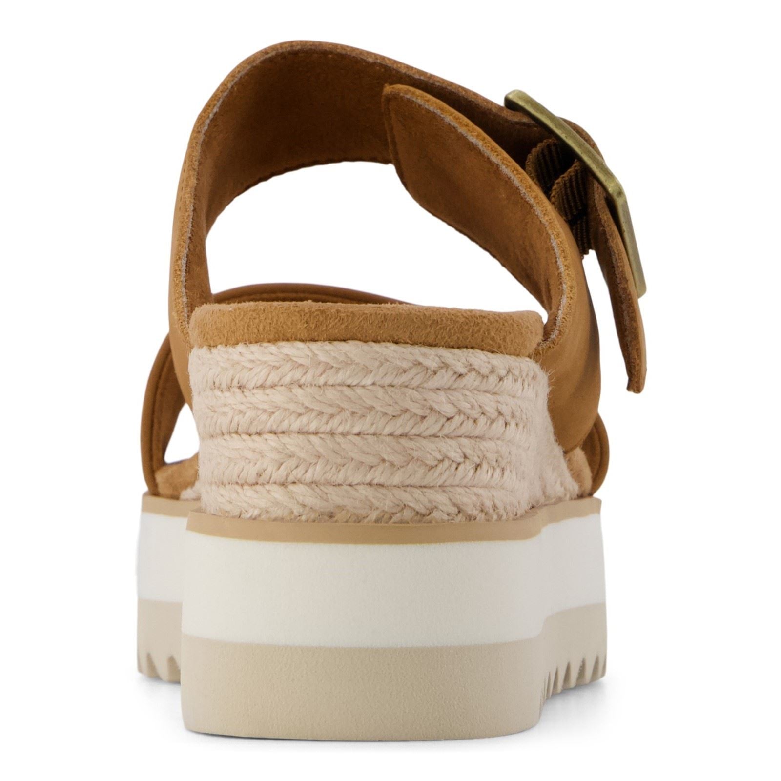 TOMS Diana Leder Damen Braun Zucker Sandalen