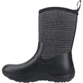 Muck Boots Arctic Weekend Damen Stiefel aus Gummi Schwarz/Kariert Winterstiefel bis zur Mitte der Wade