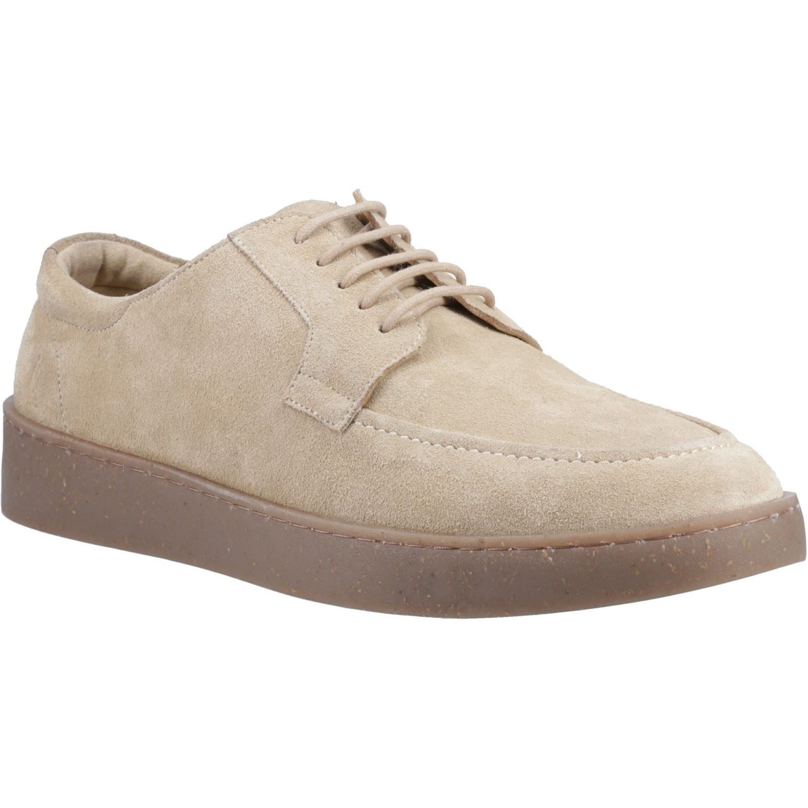 Hush Puppies Rafael Wildleder Herren Sand Schnürschuhe