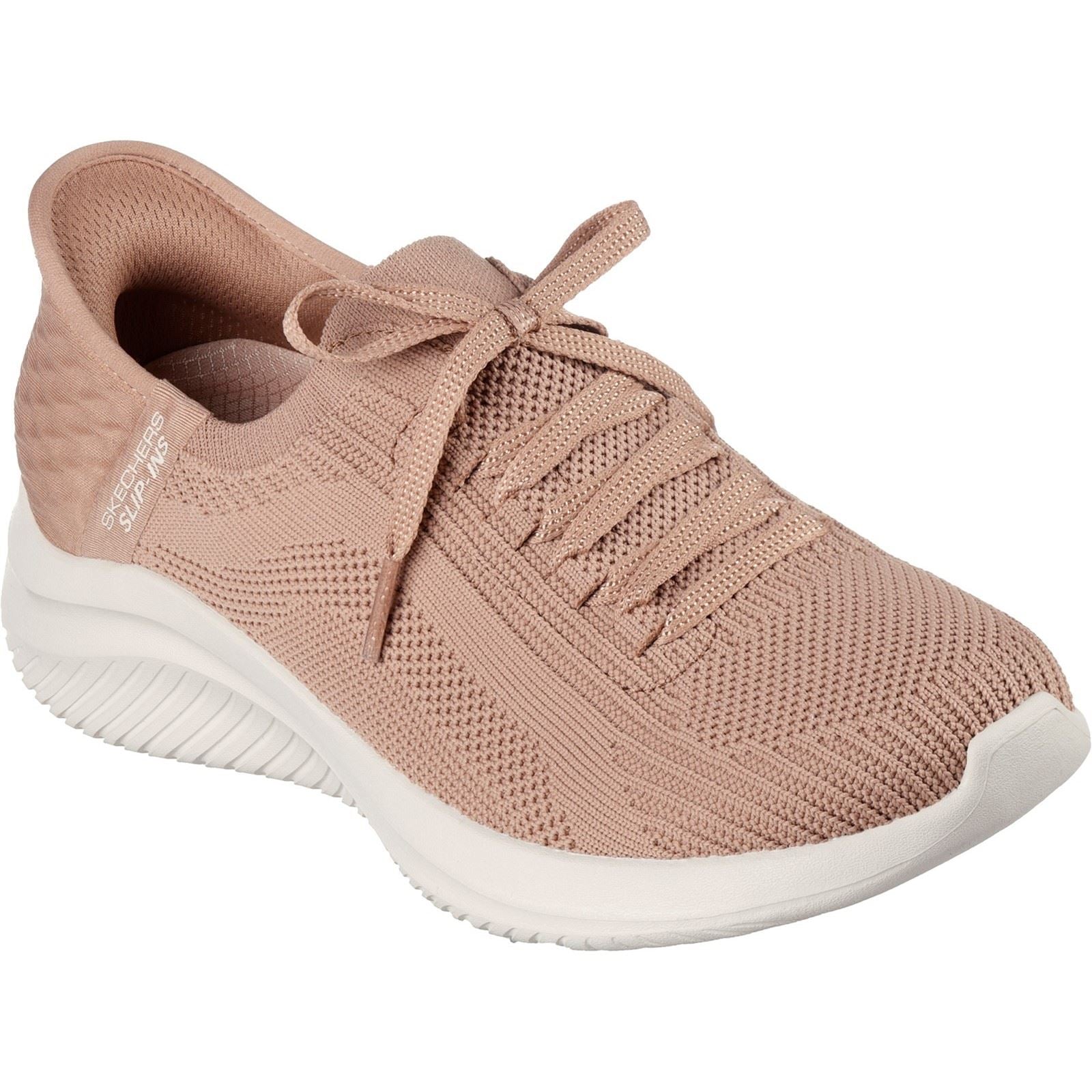 Skechers Ultra Flex 3.0 Brilliant Path Textile Damen-Turnschuhe In Beige