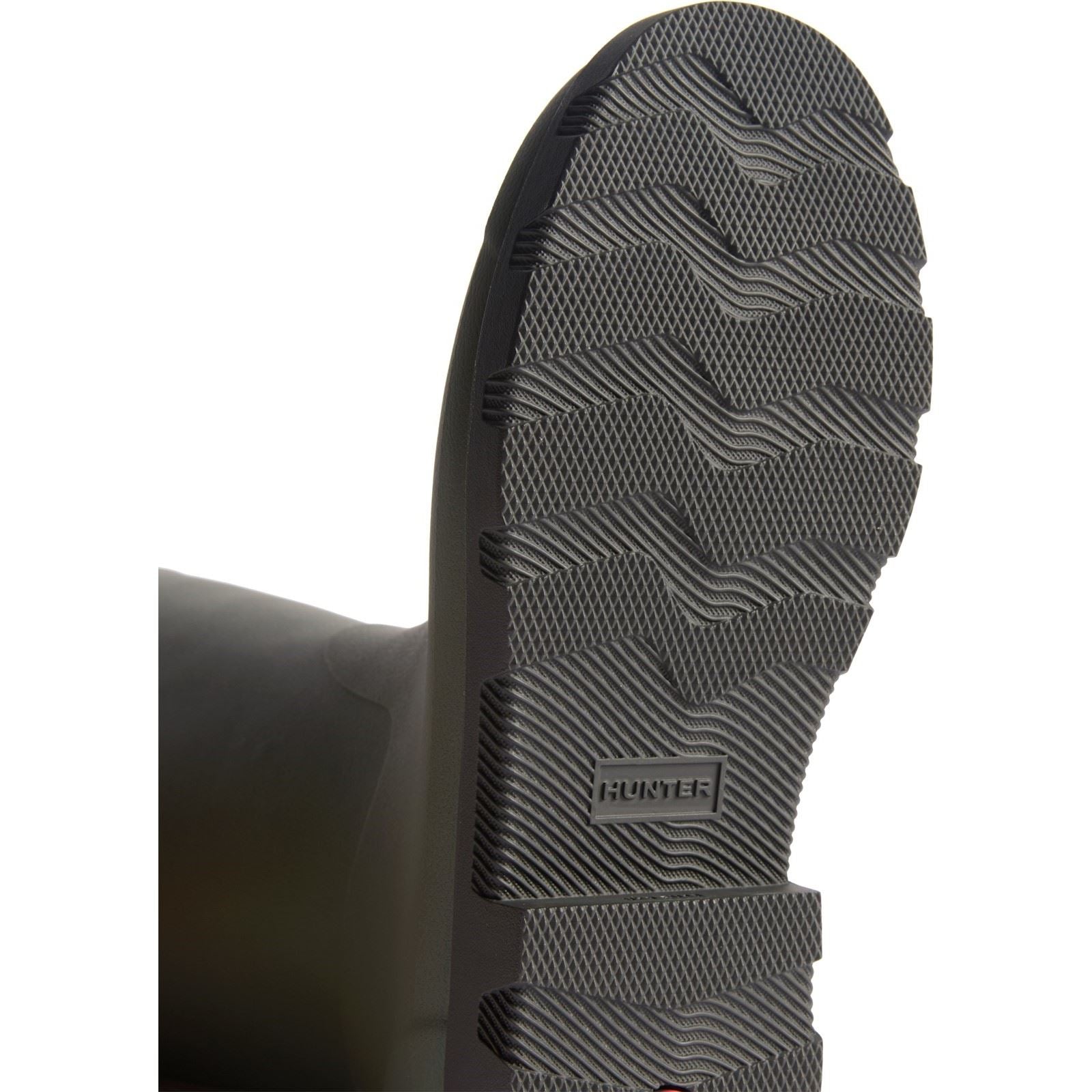 Hunter Field Downpour Gummistiefel Für Damen In Dunkeloliv/Schwarz