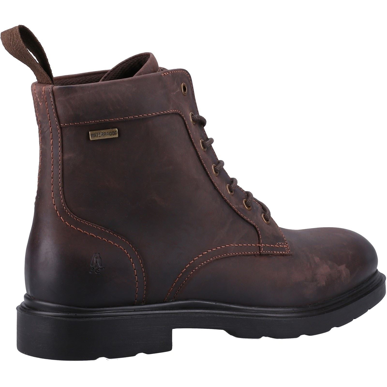 Hush Puppies Porter Braune Herrenstiefel Aus Leder