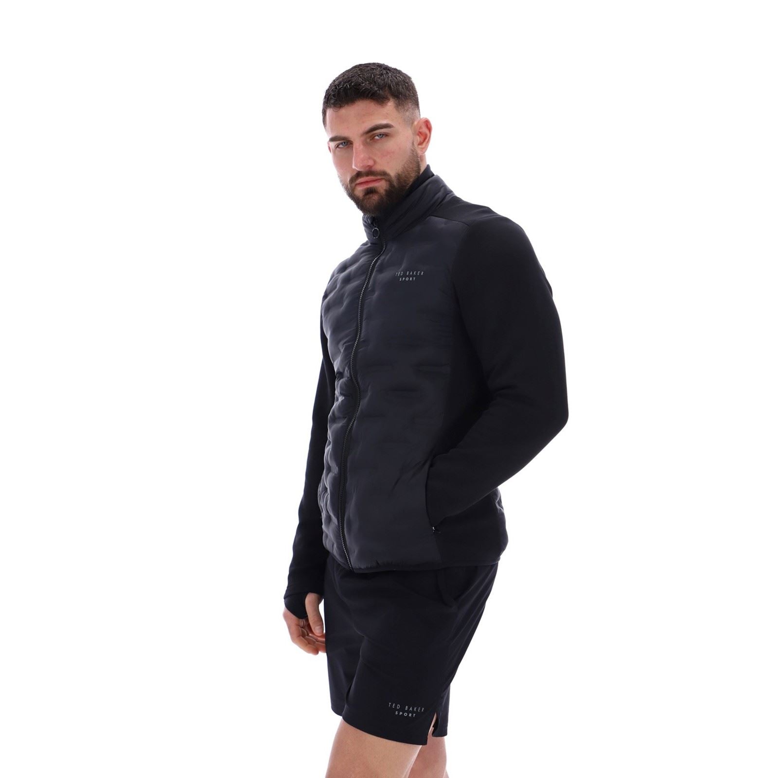Ted Baker CONNOR TBMJS2628 Männer Schwarze Activewear-Jacken