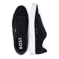 Boss Rhys Tennis Herren Schwarze Turnschuhe