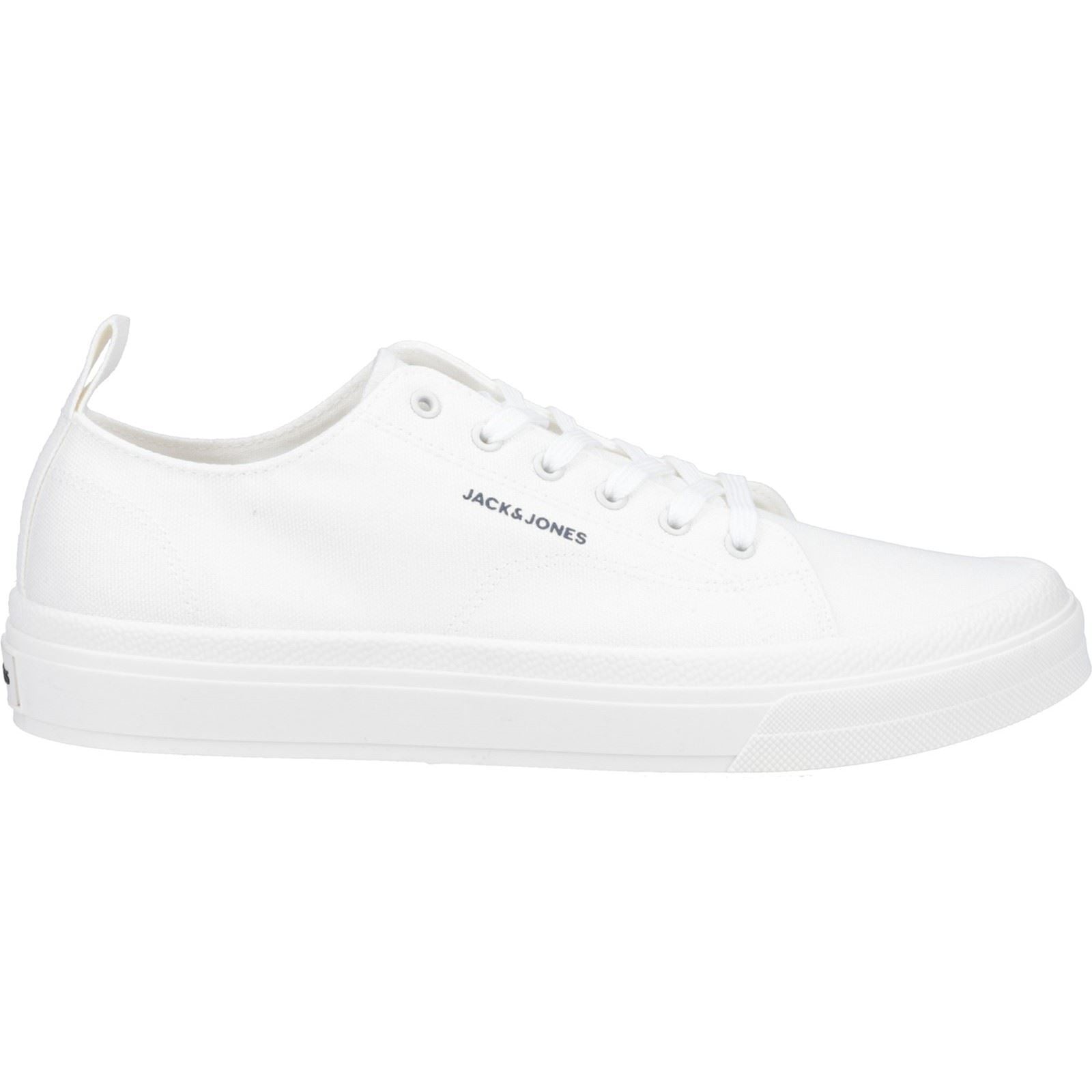 Jack & Jones Bayswater Canvas Polyester Herren Helle Weiße Sneakers