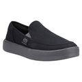 HEYDUDE Sunapee Canvas 100% Baumwolle Herrenschuhe In Schwarz/Anthrazit