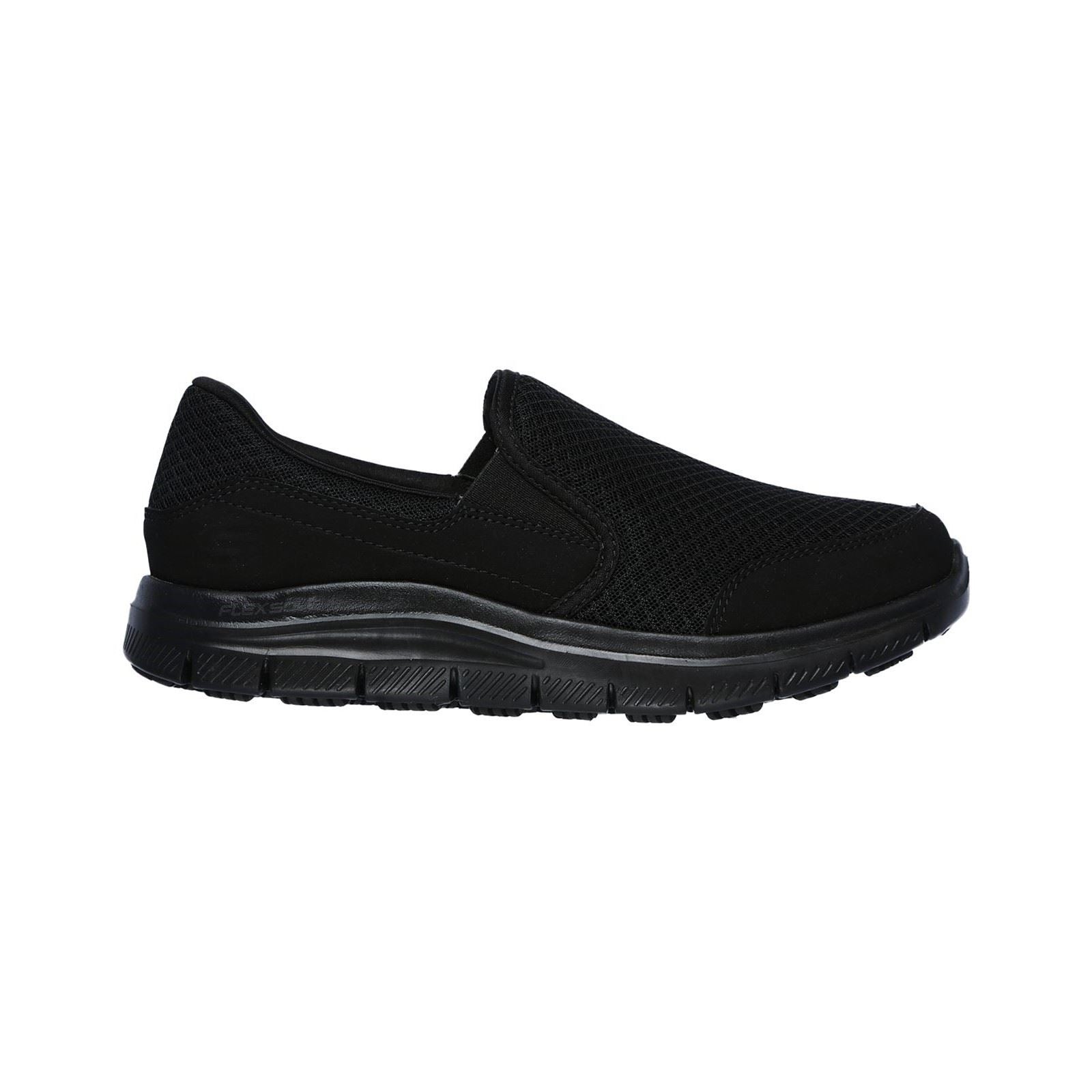 Skechers Workwear Cozard Sr Leder Frauen Schwarze Sicherheits Sneaker