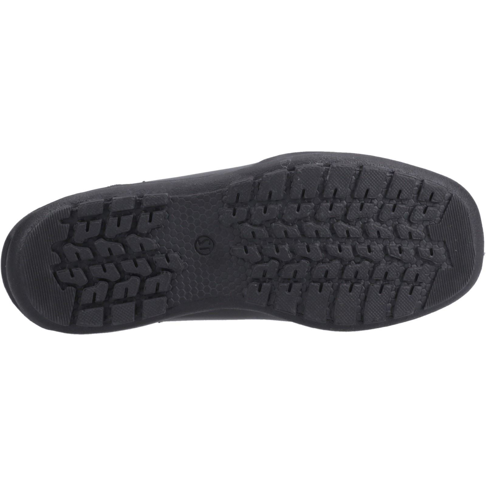 Hush Puppies Mackenzie Die Schwarzen Schnürschuhe Für Jungen Aus Leder