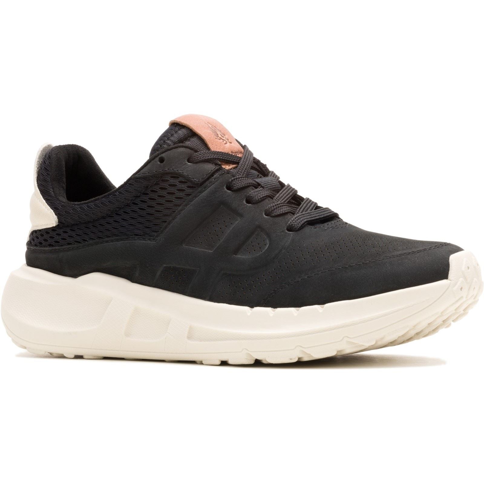 Hush Puppies Seventy8 Runner Wildleder Damen Sneaker In Schwarz