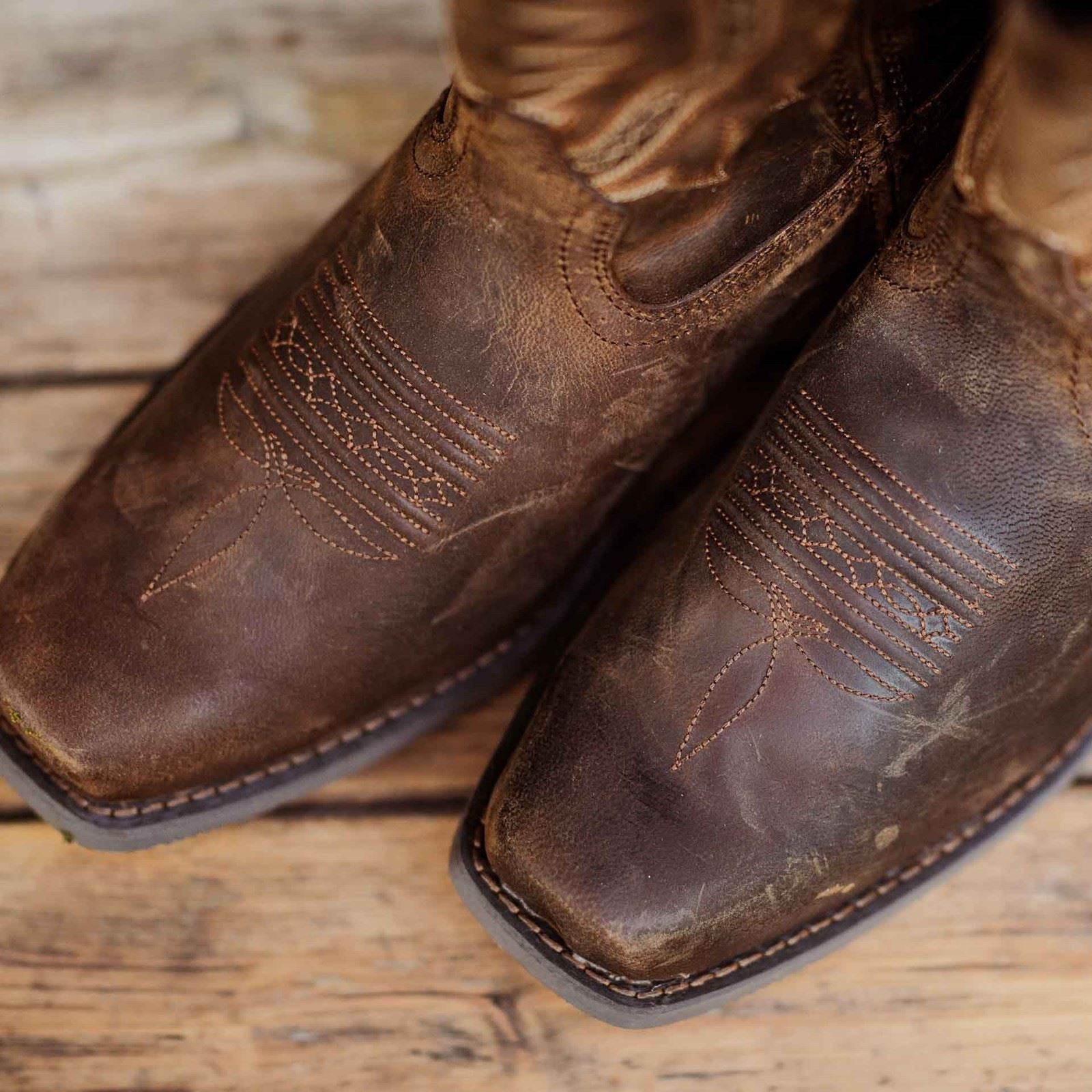 Durango Rebel Frontier Herrenstiefel Aus Leder In Verwaschenem Sonnenuntergangsbraun