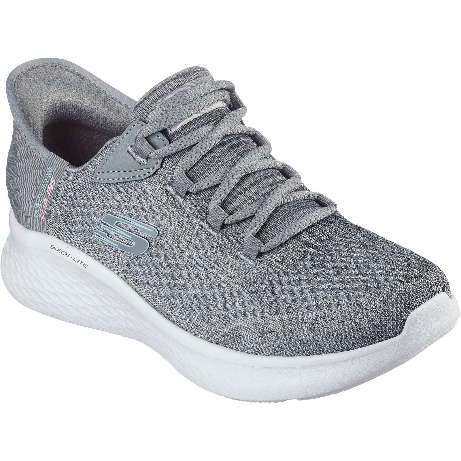 Skechers Skech-Lite Pro Natural Textile Damen Sneaker In Grau/Multi