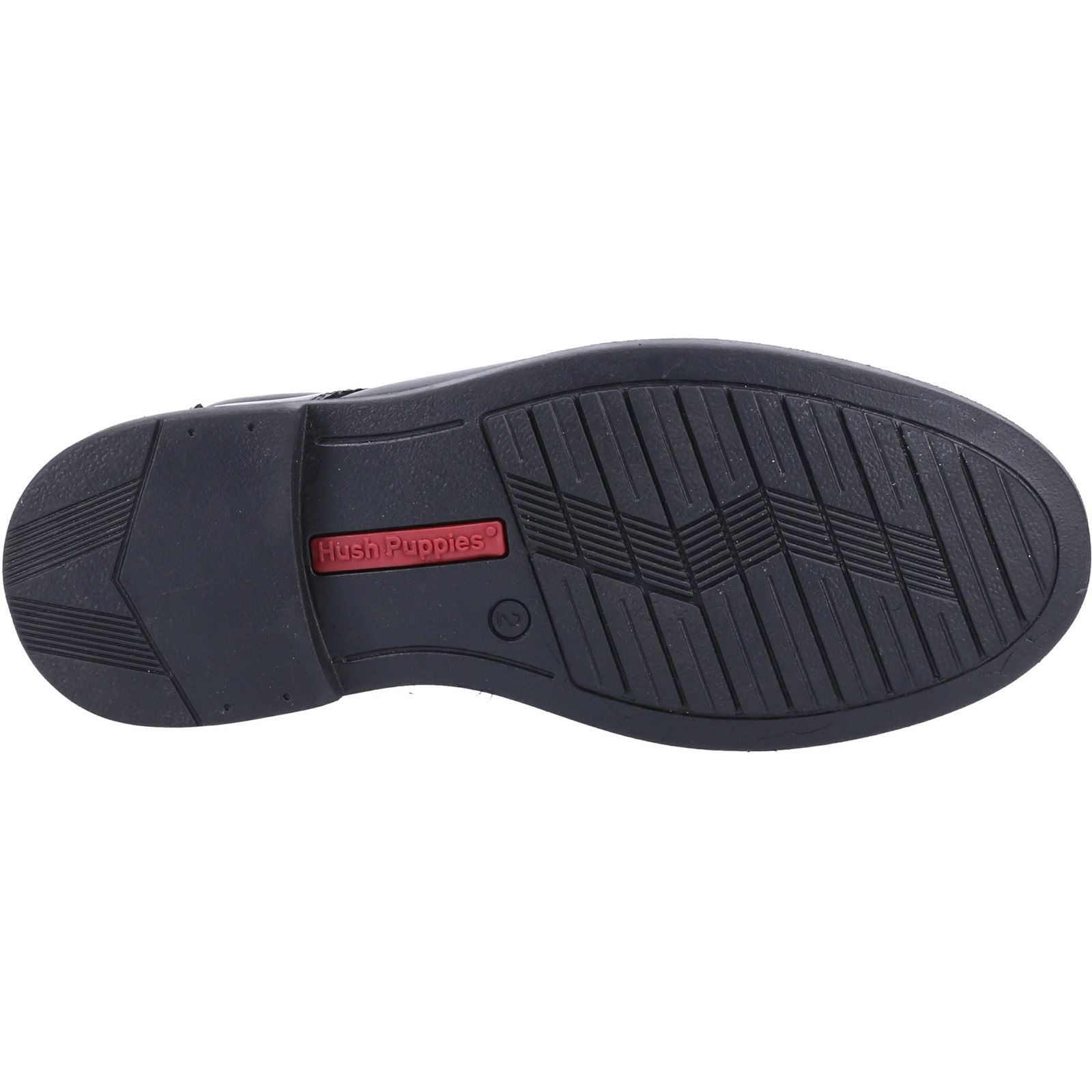 Hush Puppies Tim Senior Lederschuhe Für Jungen In Schwarz