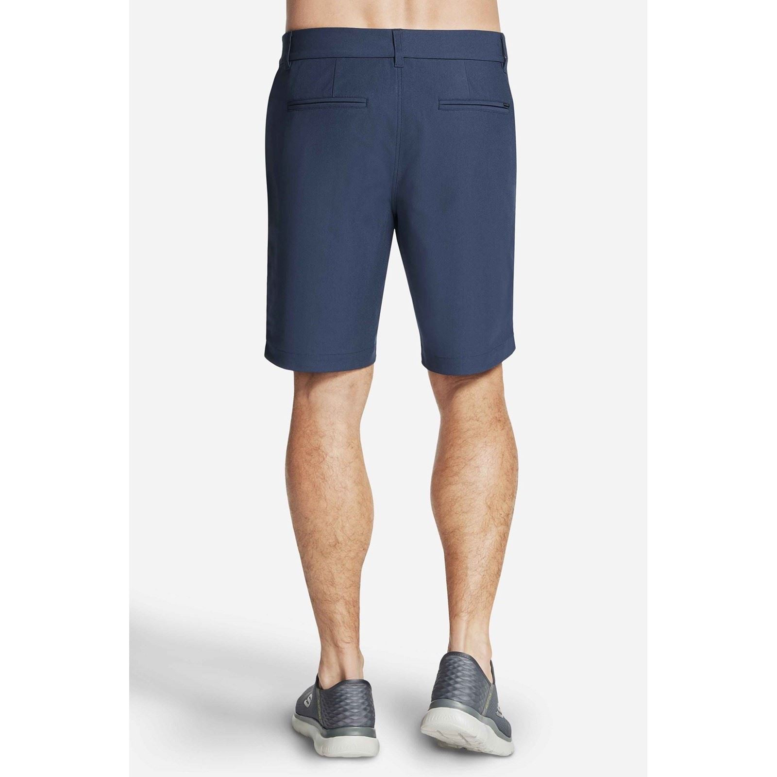 Skechers Premium Everywhere 9 Inch Polyester Herren Graue Knielange Shorts