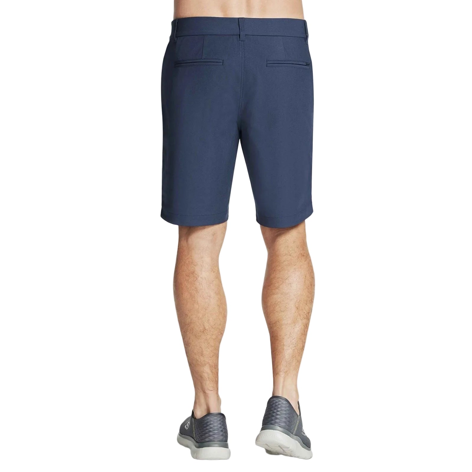 Skechers Premium Everywhere 9 Inch Polyester Herren Graue Knielange Shorts