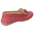 Hush Puppies Maggie Leder-Damenschuhe, Rote Loafer