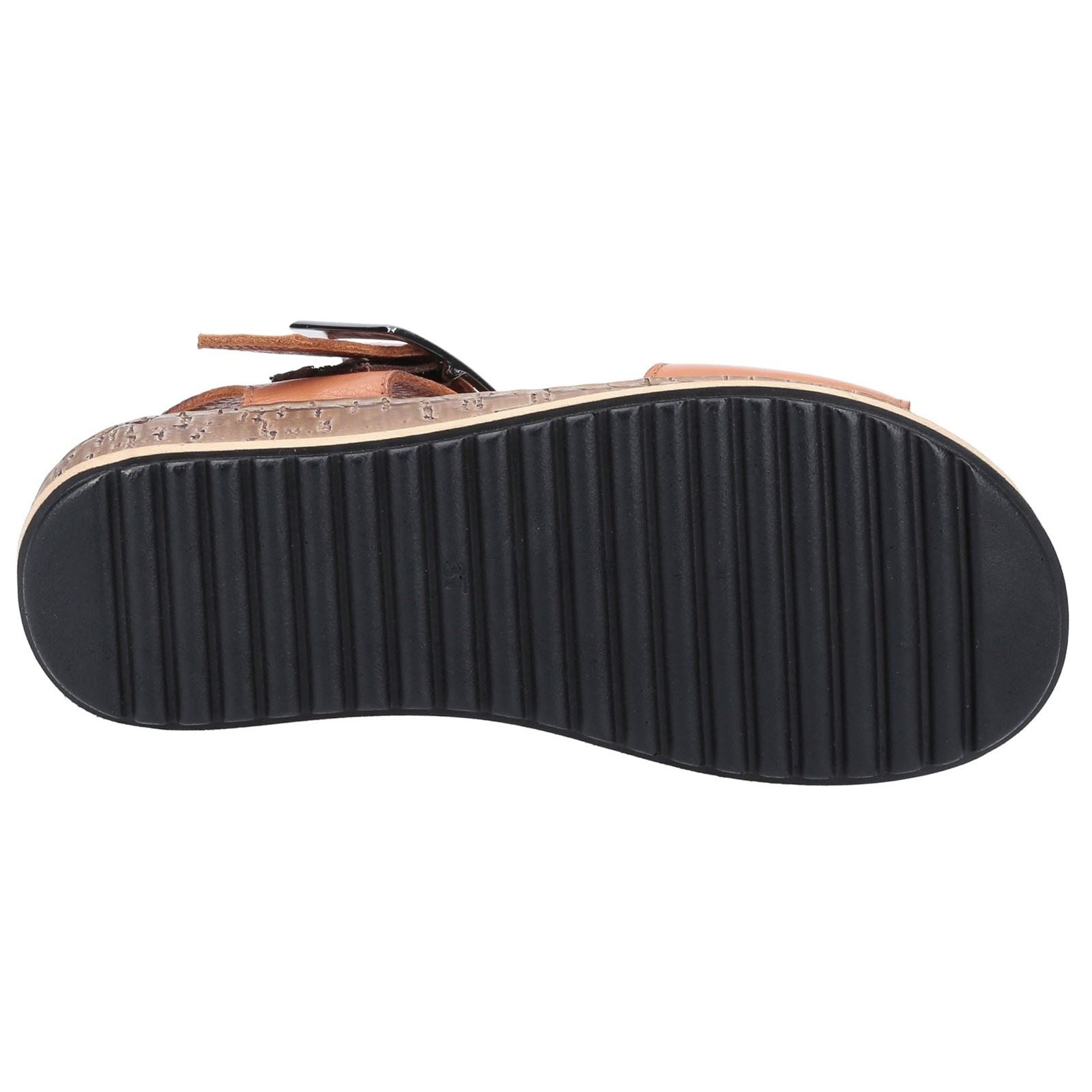 Hush Puppies Ellie Damen Sandalen Aus Leder In Tan