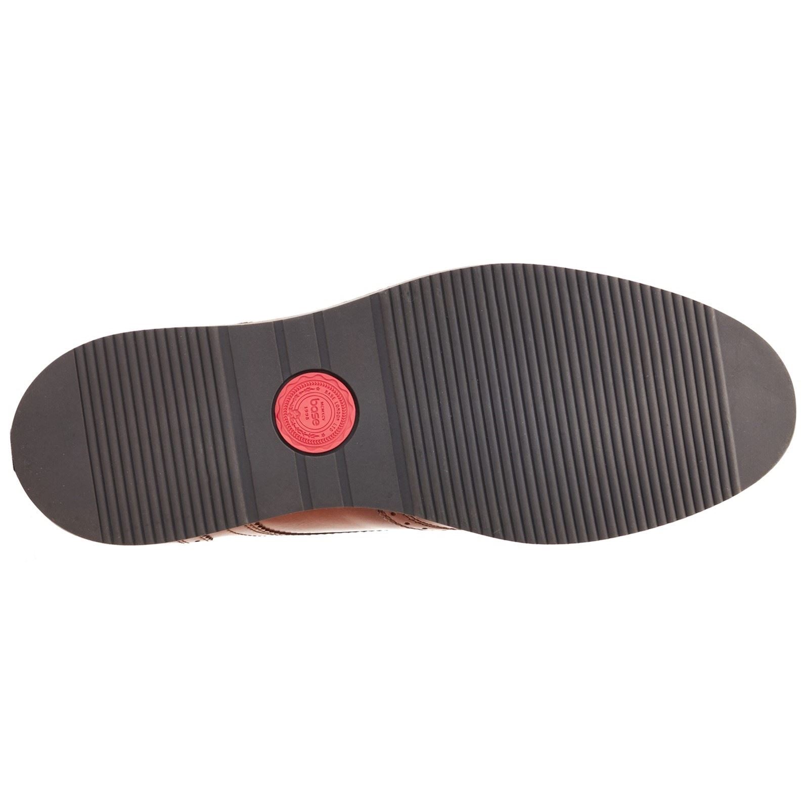 Base London Joe Lederschuhe Für Herren In Verbranntem Braun, Brogues Stil