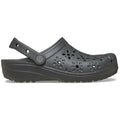 Crocs Classic Floral Cut Out Thermoplastische Schwarze Farbe Sand Clogs