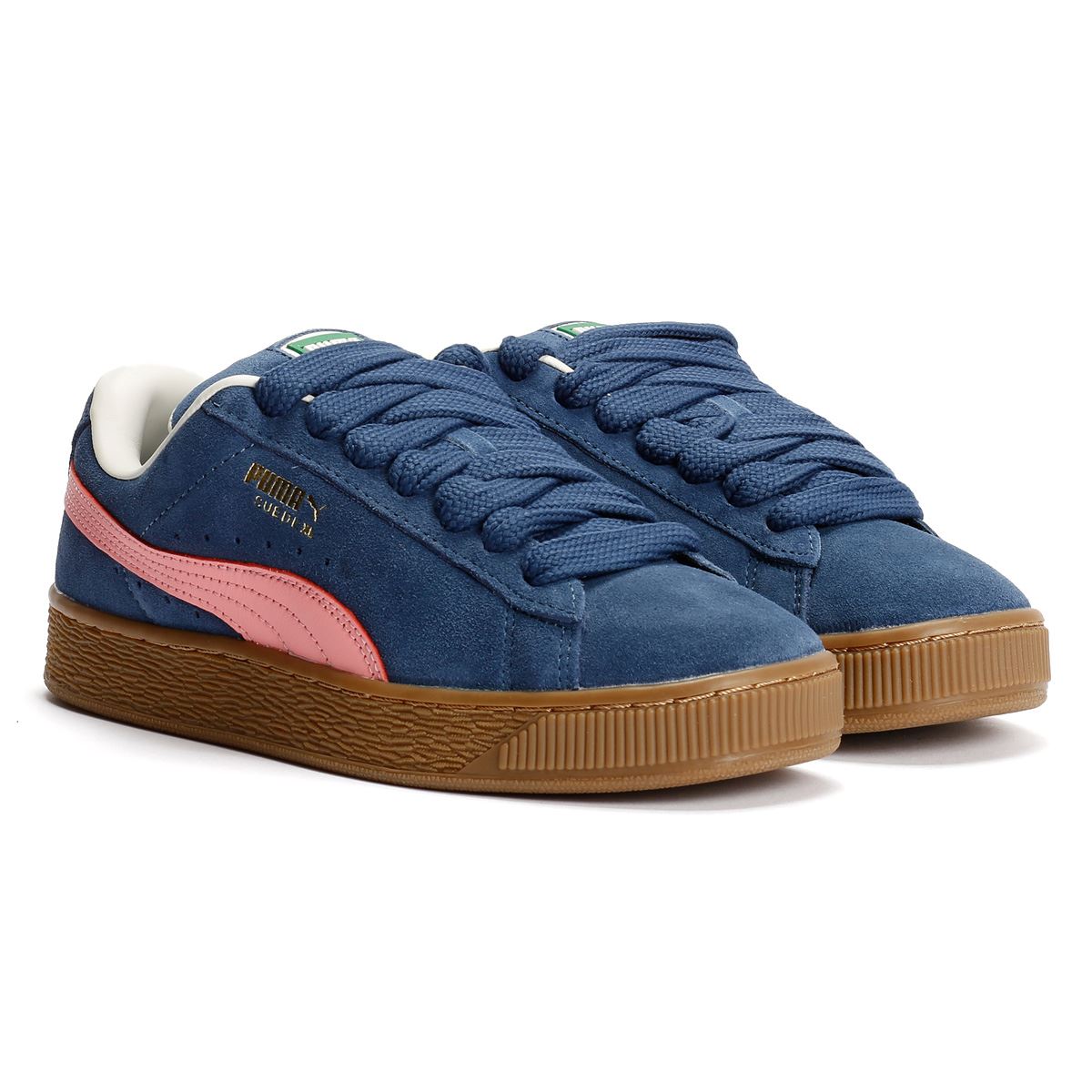 Puma Suede XL Wildlederblaue Turnschuhe