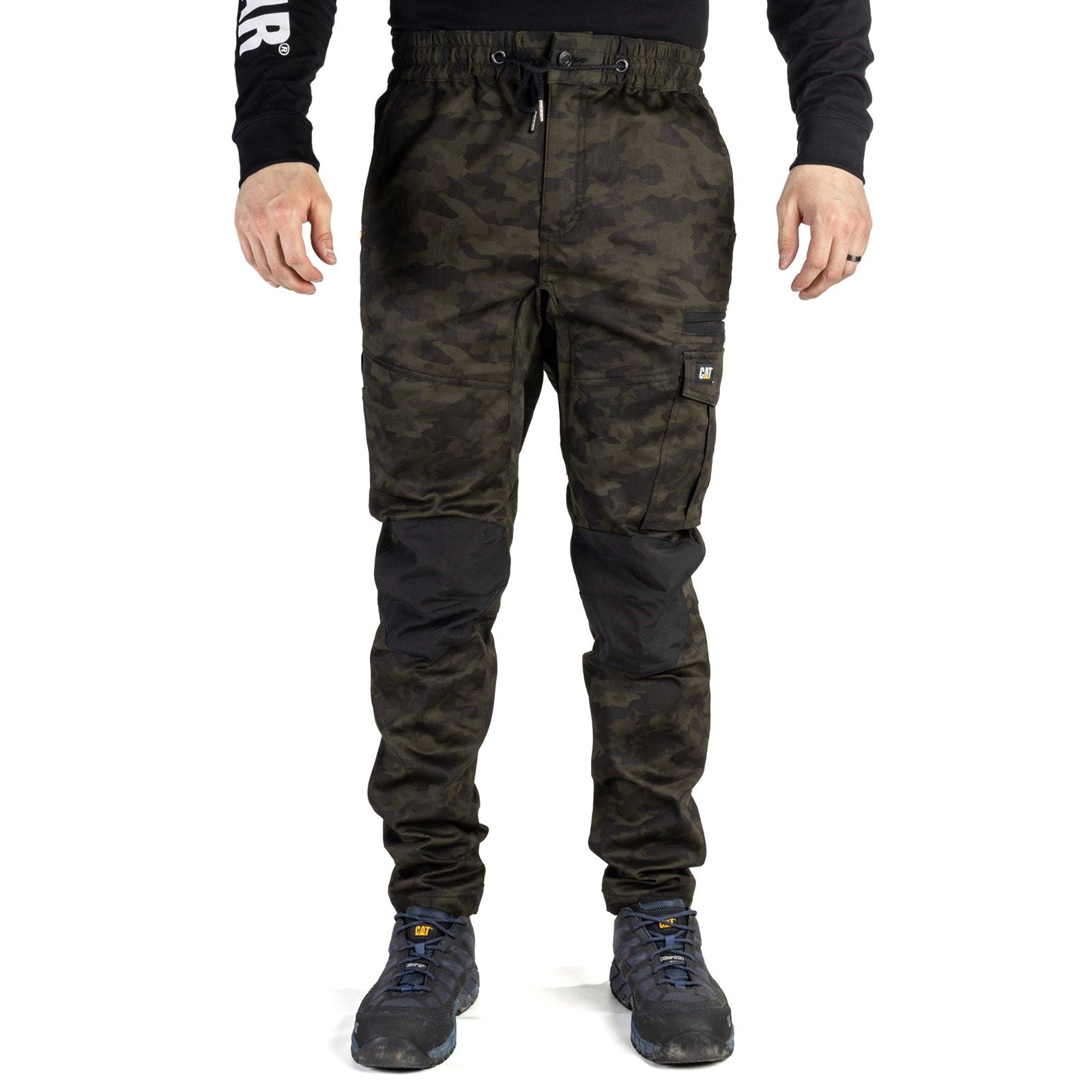 Caterpillar Dynamics Baumwoll Herren Grün Outdoor Hosen