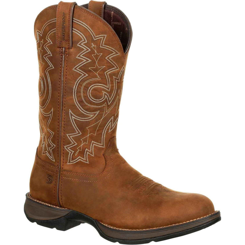 Durango Rebel Leder Herren Stiefel In Coyote Braun