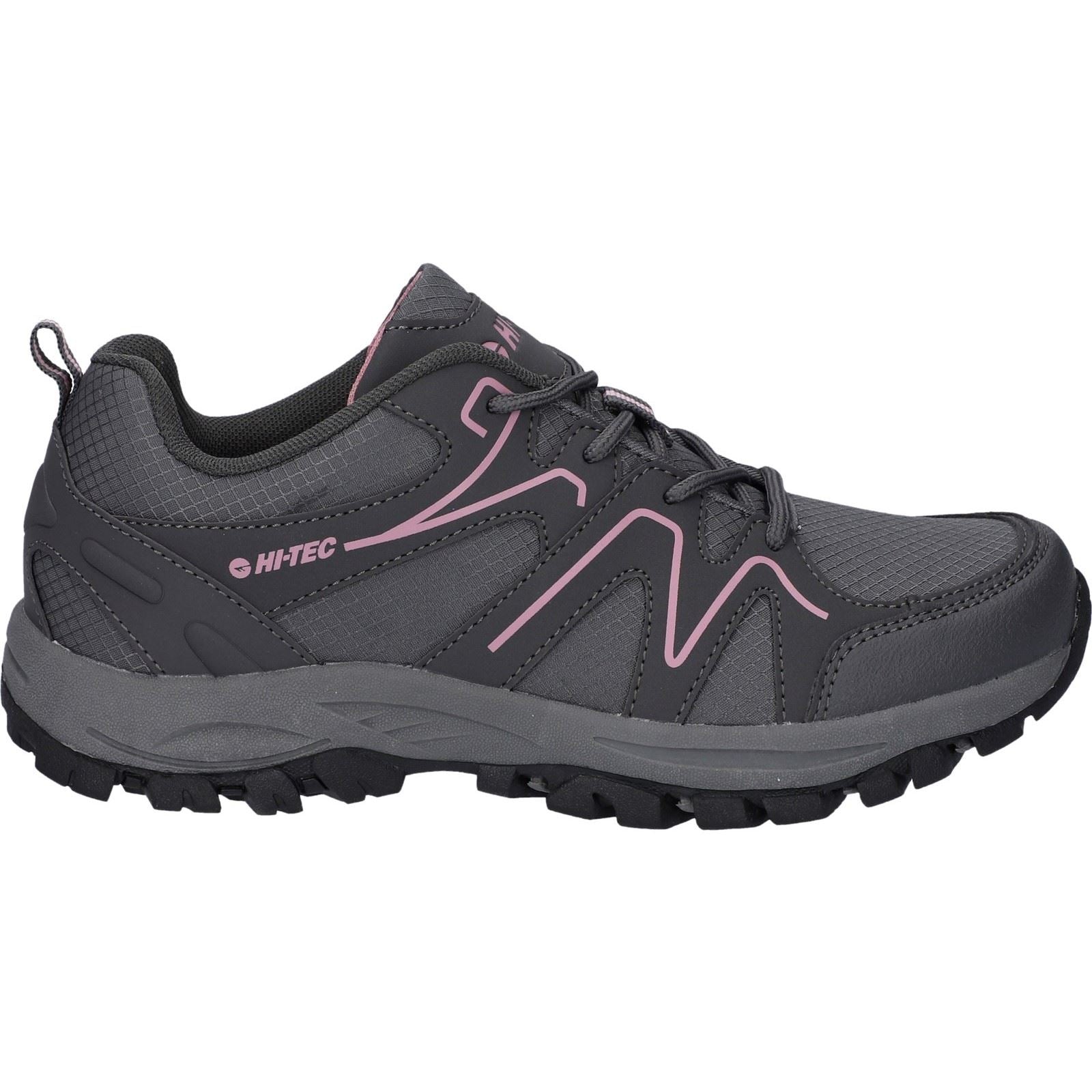 Hi-Tec Maine Polyester Damen Wanderstiefel In Stahlgrau Und Holzkohle