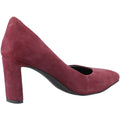 Hush Puppies Olivia Wildleder Damen Bordeaux runde Pumps