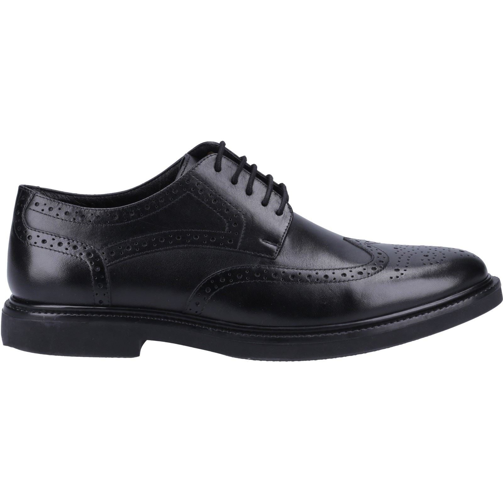 Hush Puppies Kingston Herrenschuhe Aus Schwarzem Leder
