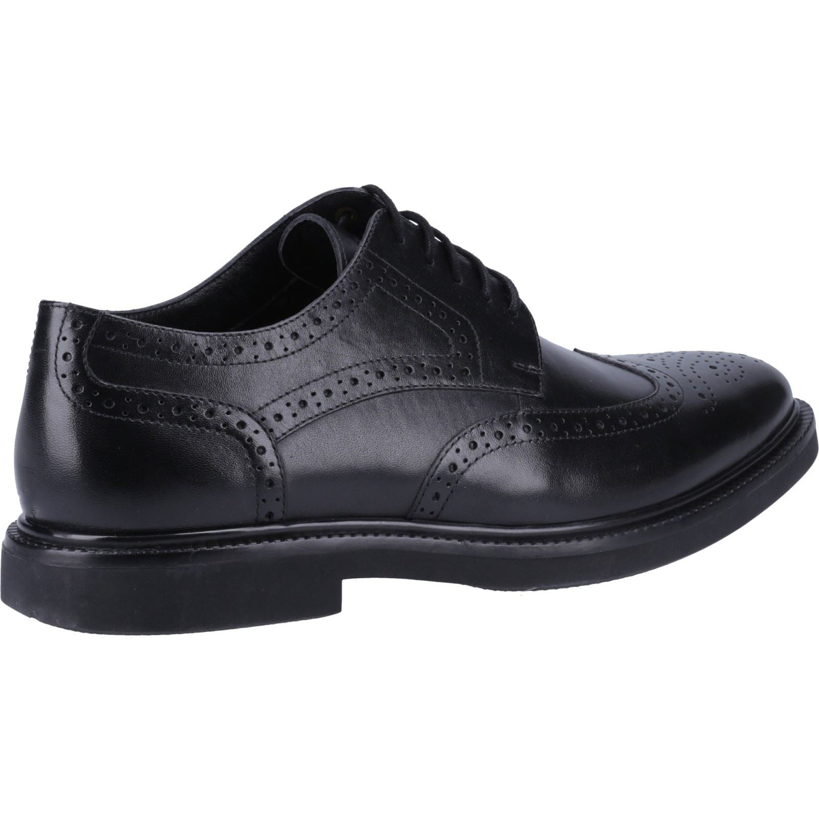 Hush Puppies Kingston Herrenschuhe Aus Schwarzem Leder