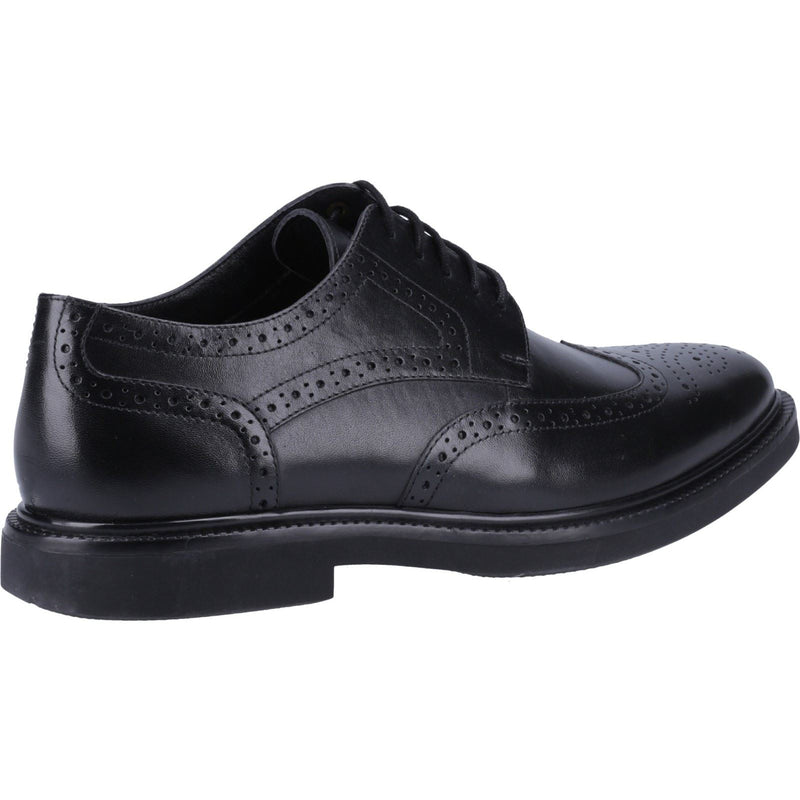 Hush Puppies Kingston Herrenschuhe Aus Schwarzem Leder