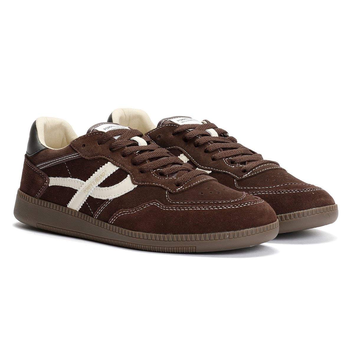 Pompeii Elan Sala Wildleder Herren Braune Sneaker