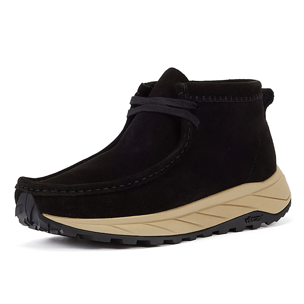 Clarks Originals Wallabee Eden Wildleder Herren Schnürschuhe In Schwarz