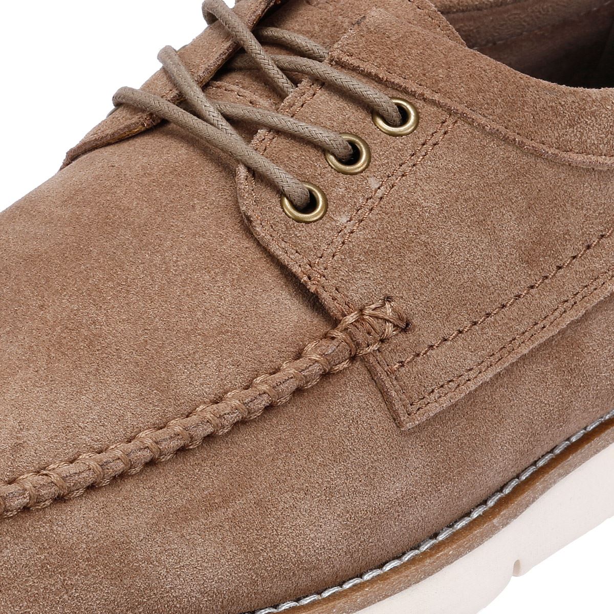 Ben Sherman Soho Wildleder Herren Graue Schnürschuhe