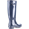 Hunter Original Tall Gloss Gummistiefel Für Damen In Marineblau