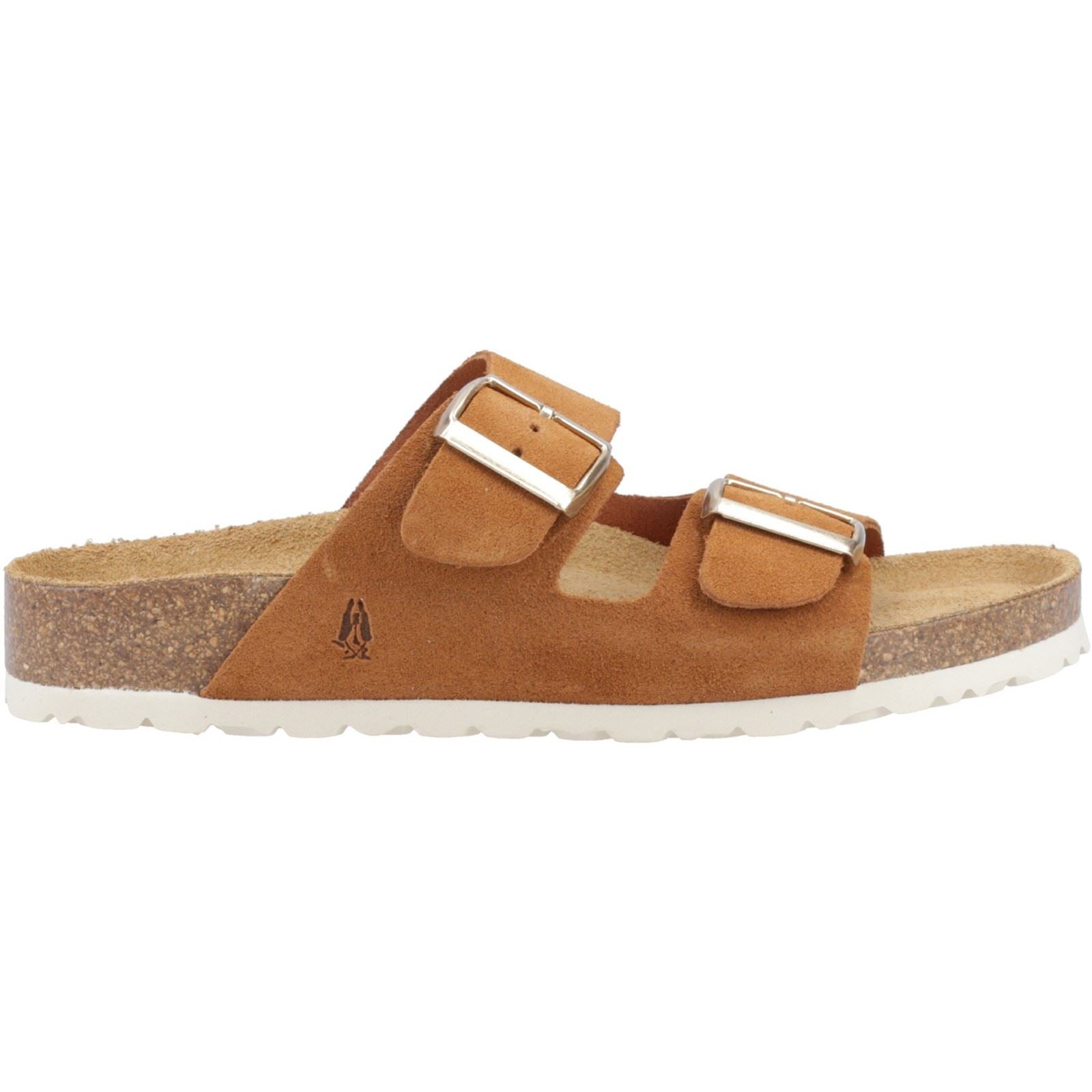 Hush Puppies Brixley Mule Wildleder Damen Sandalen In Tan