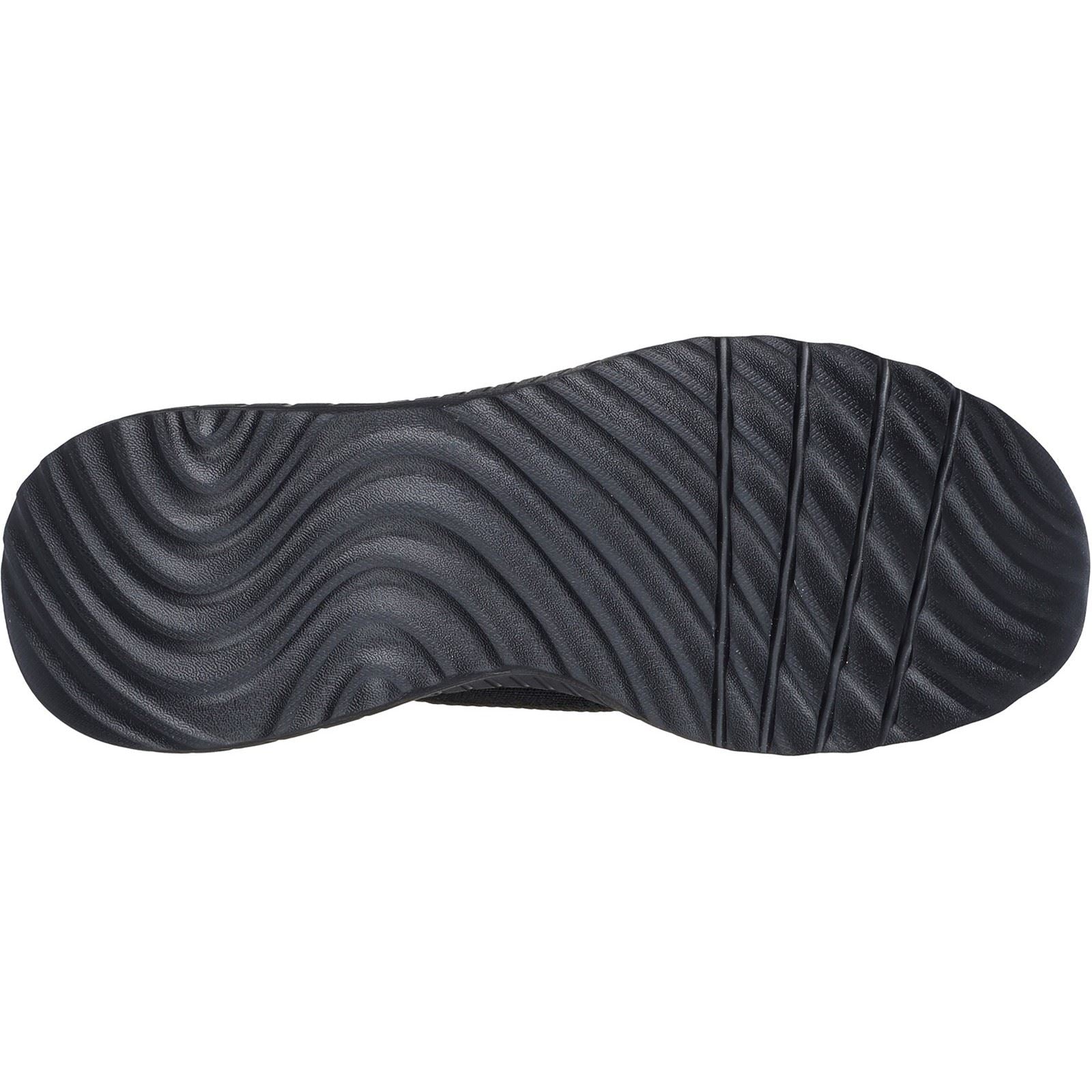 Skechers BOBS Sport Squad Chaos Textile Damen-Sneaker In Schwarz