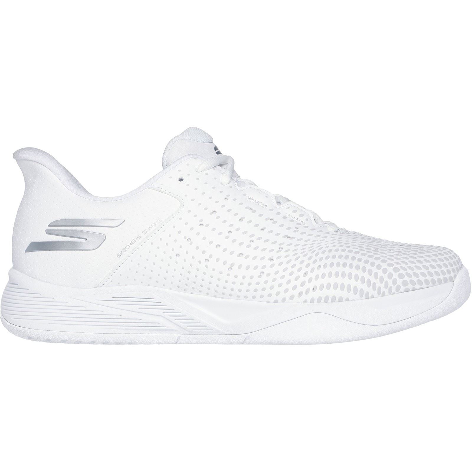 Skechers Performance Slip ins Relaxed Fit Viper Court Reload Herren Sneaker Aus Polyurethan In Weiß