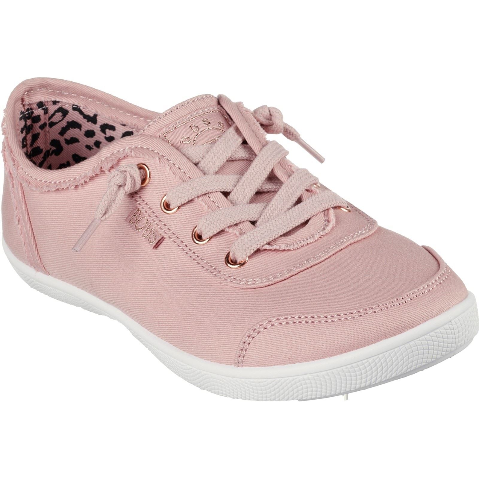 Skechers BOBS B Cute Damen Rose Sneaker Aus Baumwolle