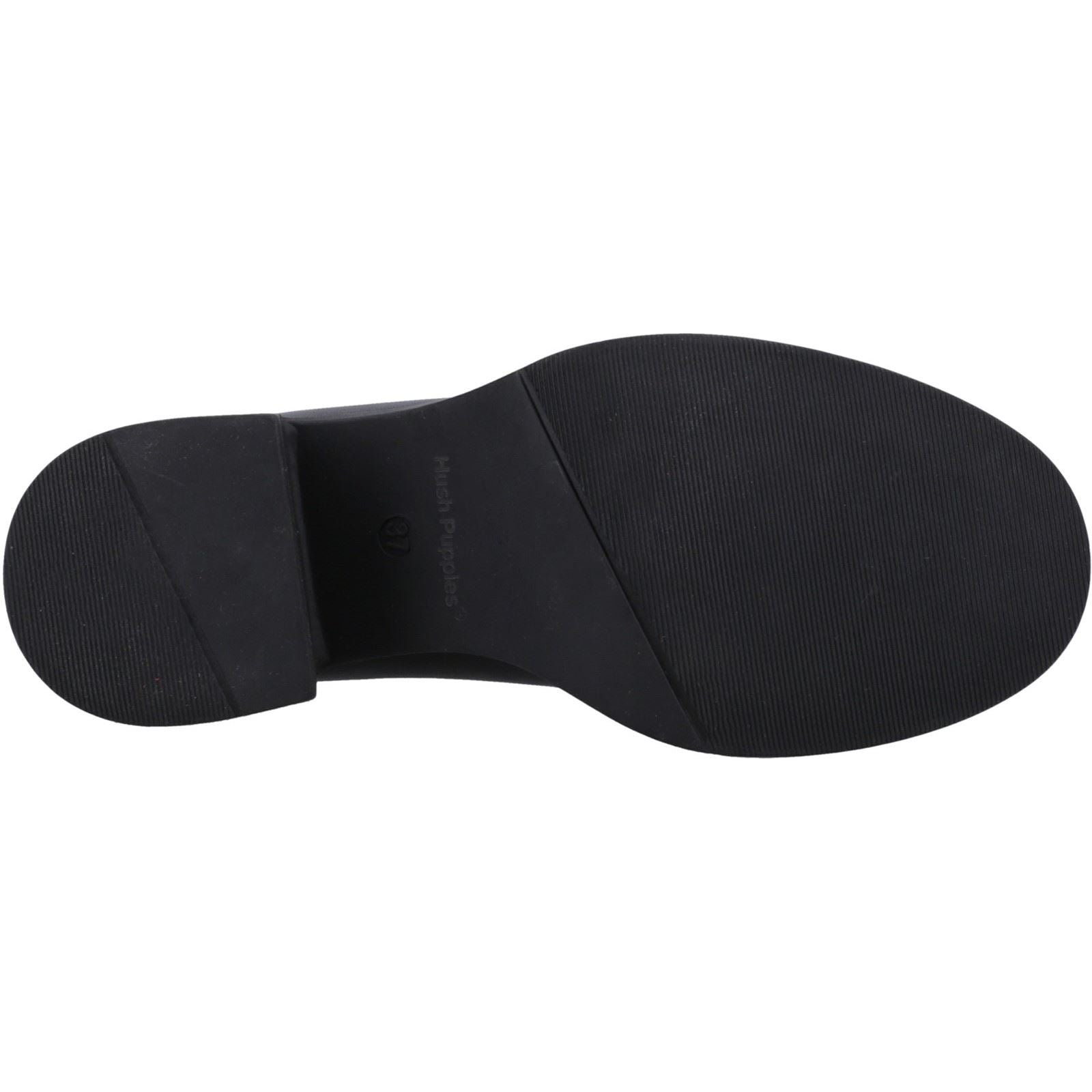 Hush Puppies Adelaide Damen Schwarze Farbe Lederloafer