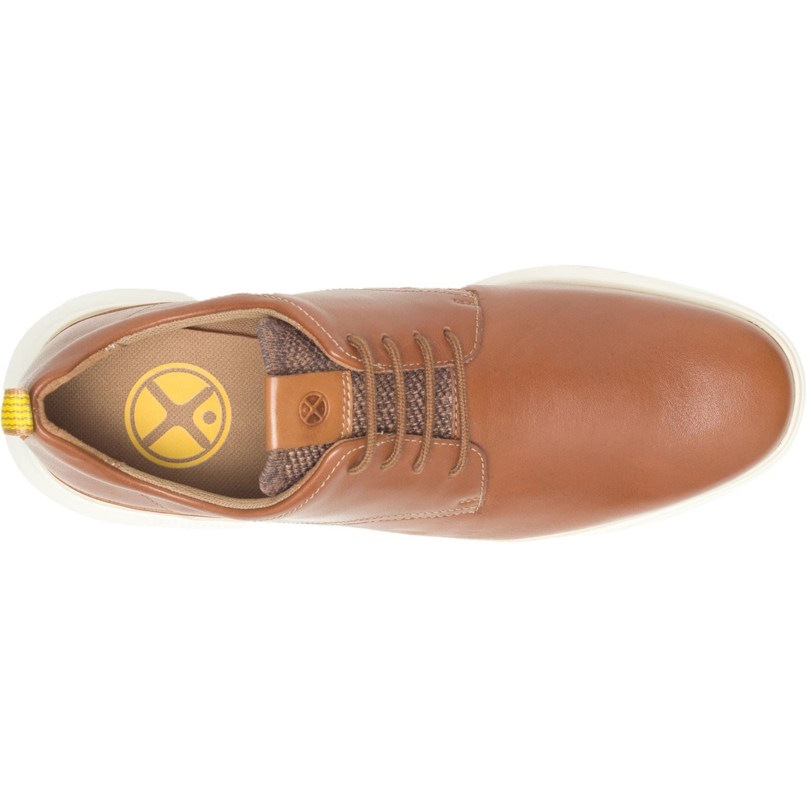 Hush Puppies Advance Lace Up Herren Lederschuhe In Tan Zum Schnüren