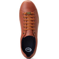 Base London Tucker Leder Herren Sneaker In Verbranntem Braun