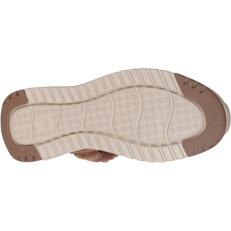Skechers On-the-GO Stellar - Cozy Step Gemütliche Schritt Leder Damen Schokoladen Winter Stiefeletten