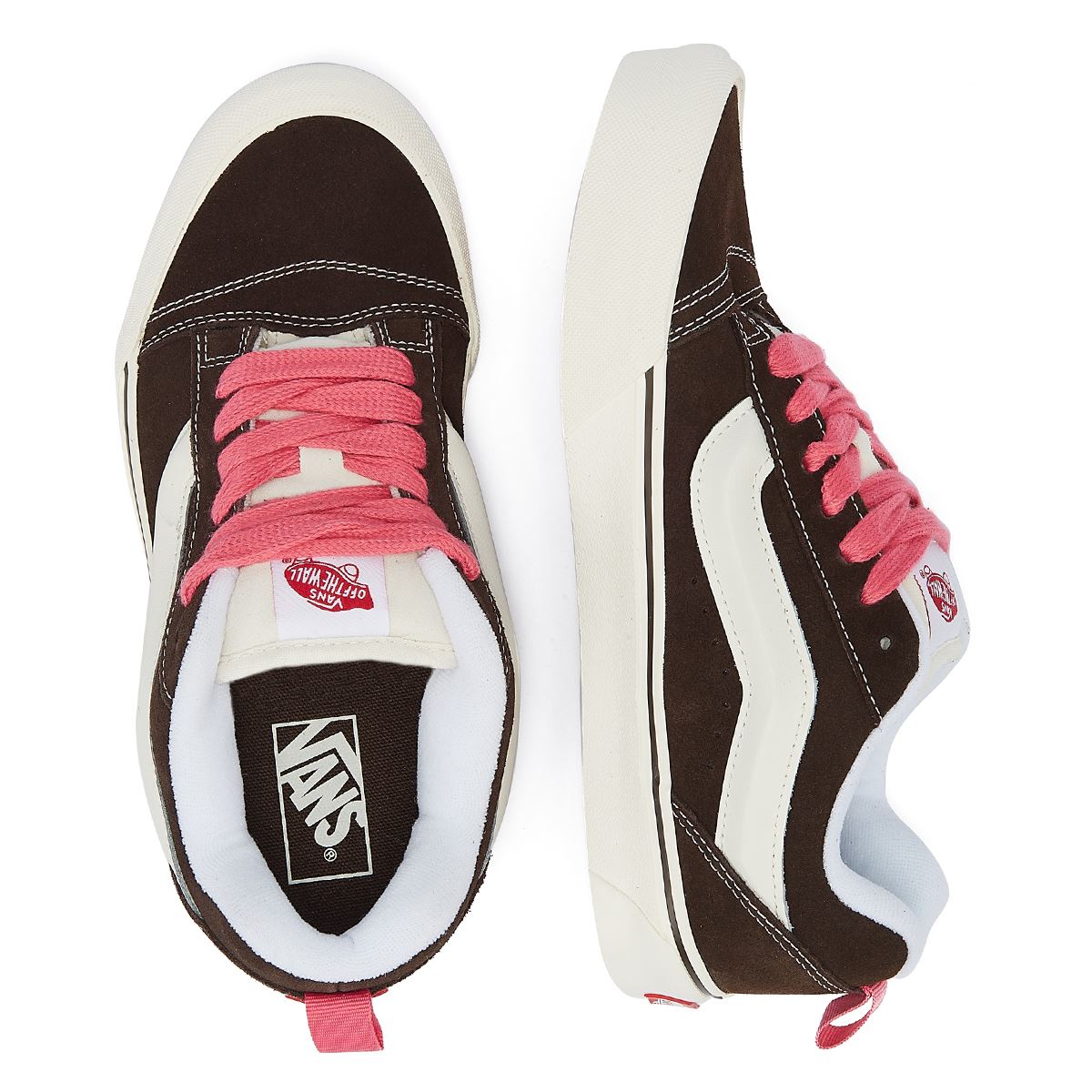 Vans Knu Skool Braun/Weiße Turnschuhe