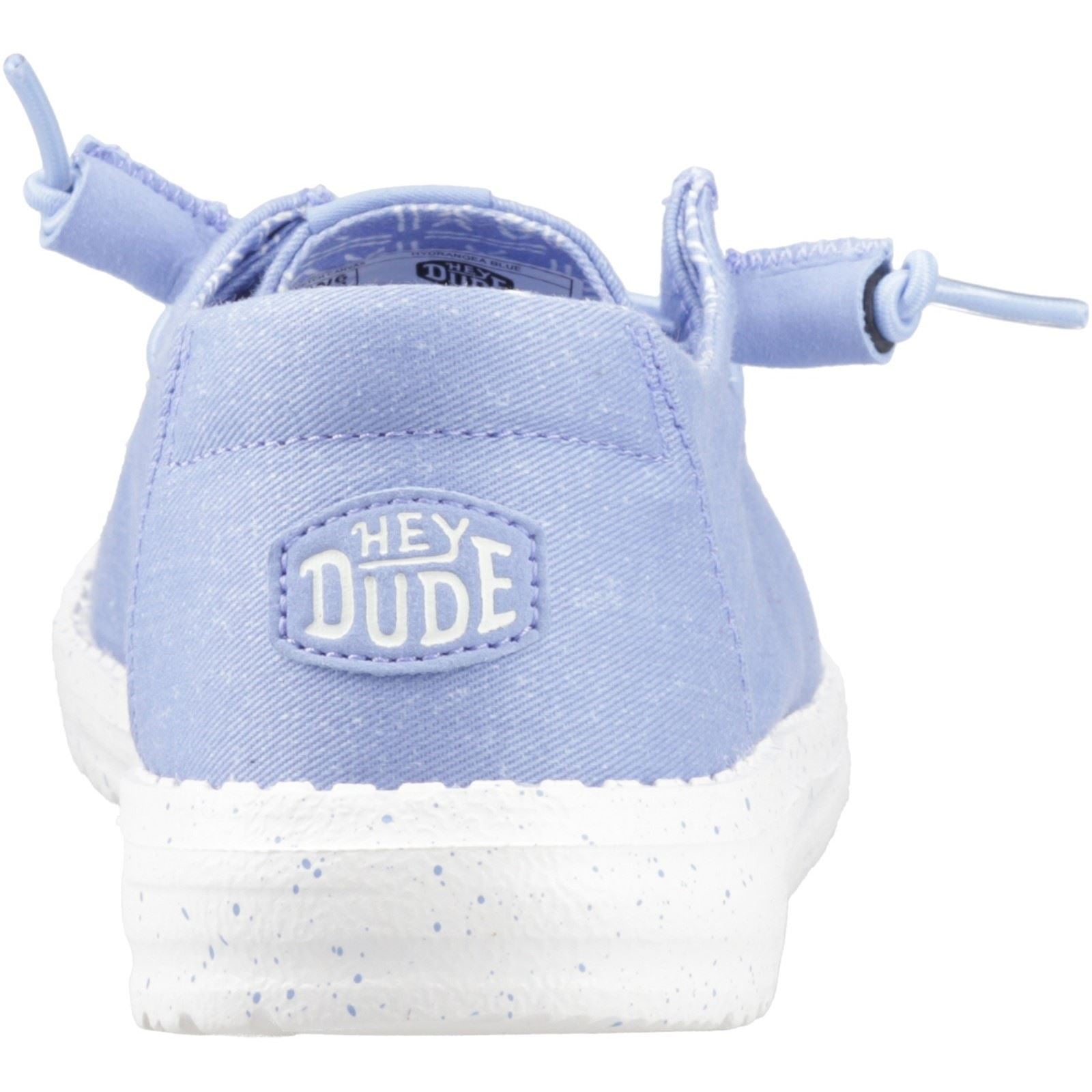 HEYDUDE Wendy Stretch Canvas Textile Damen Hortensie Blaue Freizeitschuhe