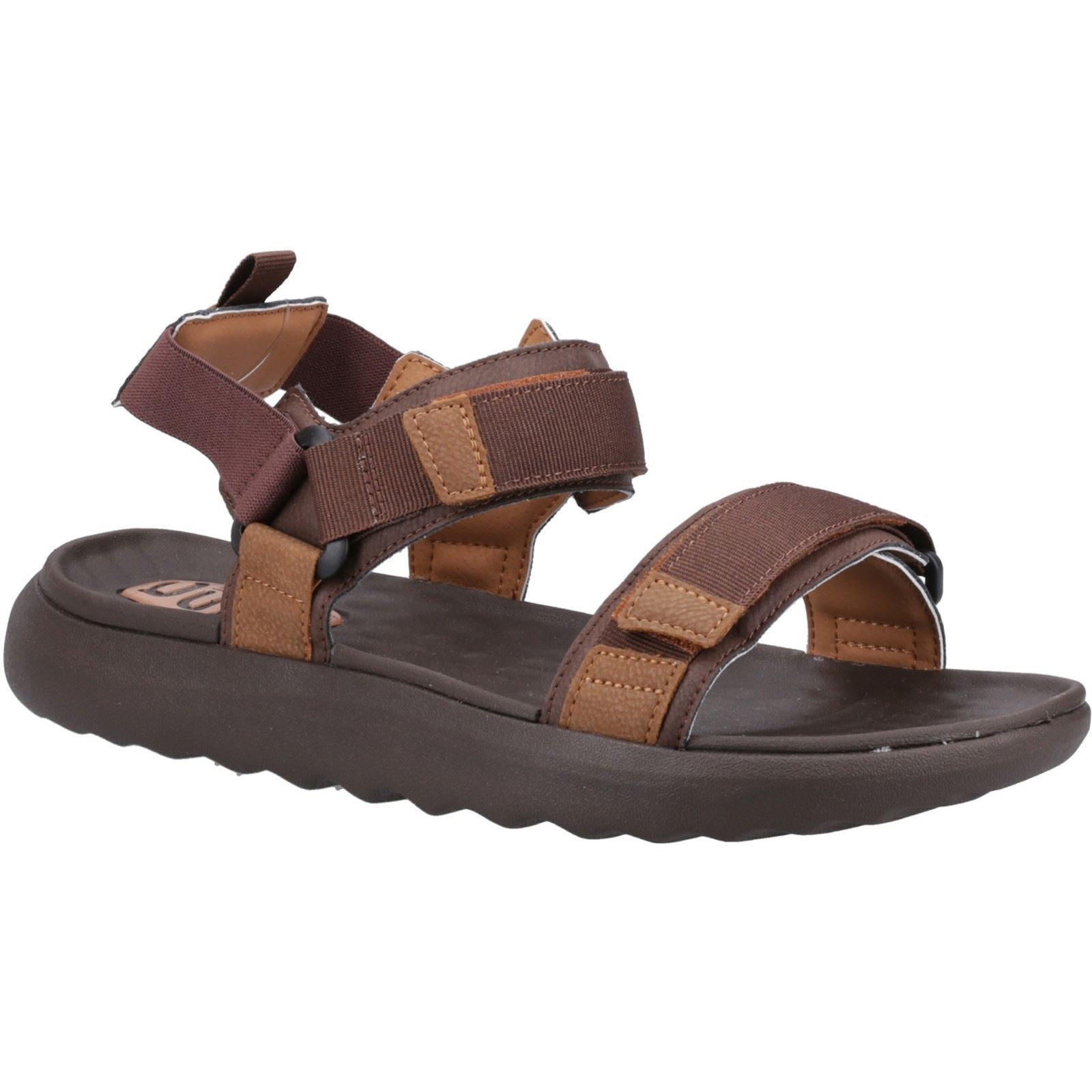 HEYDUDE Carson Herren Braun Sandalen